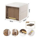 Maxbell Foldable Storage Box Space Saving Cabinet Bin for Dorm Under Bed Room 36cm Height
