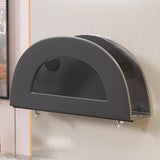 Maxbell Router Wall Mount Shelf Portable Tv Case Stand for Living Room Bedroom Office Black