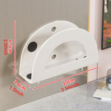 Maxbell Router Wall Mount Shelf Portable Tv Case Stand for Living Room Bedroom Office White