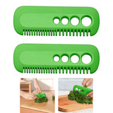 Maxbell Leaf Herb Stripper Utensils Leaf Herb Stripping Tool for Thyme Parsley Basil Paper Card Packaging