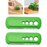 Maxbell Leaf Herb Stripper Utensils Leaf Herb Stripping Tool for Thyme Parsley Basil Paper Card Packaging
