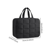 Maxbell Travel Makeup Bag Portable Makeup Pouch Zipper Closure Cosmetics Storage Bag