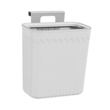 Maxbell Kitchen Compost Bin Dustbin Slim Garbage Can for Counter Top Bedroom Cabinet Grey