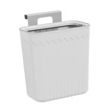 Maxbell Kitchen Compost Bin Dustbin Slim Garbage Can for Counter Top Bedroom Cabinet Grey