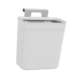 Maxbell Kitchen Compost Bin Dustbin Slim Garbage Can for Counter Top Bedroom Cabinet Grey