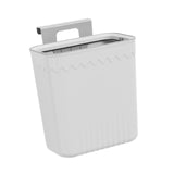Maxbell Kitchen Compost Bin Dustbin Slim Garbage Can for Counter Top Bedroom Cabinet Grey