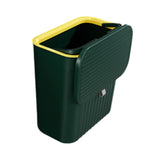 Maxbell Kitchen Compost Bin Dustbin Slim Garbage Can for Counter Top Bedroom Cabinet Green