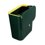 Maxbell Kitchen Compost Bin Dustbin Slim Garbage Can for Counter Top Bedroom Cabinet Green