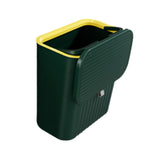 Maxbell Kitchen Compost Bin Dustbin Slim Garbage Can for Counter Top Bedroom Cabinet Green