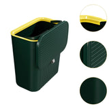 Maxbell Kitchen Compost Bin Dustbin Slim Garbage Can for Counter Top Bedroom Cabinet Green