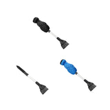 Maxbell Retractable Car Windshield Ice Scraper with Glove  for Winter Black Glove