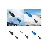 Maxbell Retractable Car Windshield Ice Scraper with Glove  for Winter Black Glove