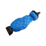 Maxbell Retractable Car Windshield Ice Scraper with Glove  for Winter Blue Glove