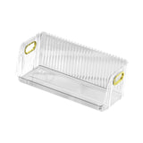 Maxbell Multipurpose Display Case Stackable Space Saving for Closet Shelf Countertop Clear Large