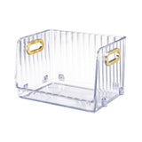 Maxbell Multipurpose Display Case Stackable Space Saving for Closet Shelf Countertop Clear Small