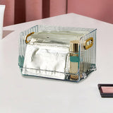 Maxbell Multipurpose Display Case Stackable Space Saving for Closet Shelf Countertop Clear Small