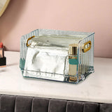 Maxbell Multipurpose Display Case Stackable Space Saving for Closet Shelf Countertop Clear Small