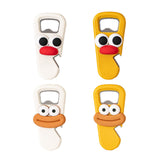 Maxbell Beer Bottle Opener Cartoon Practical Can Lid Opener for Kitchen Picnic Party White Big Eye