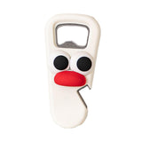 Maxbell Beer Bottle Opener Cartoon Practical Can Lid Opener for Kitchen Picnic Party White Big Eye