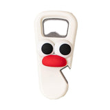 Maxbell Beer Bottle Opener Cartoon Practical Can Lid Opener for Kitchen Picnic Party White Big Eye