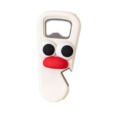 Maxbell Beer Bottle Opener Cartoon Practical Can Lid Opener for Kitchen Picnic Party White Big Eye