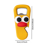 Maxbell Beer Bottle Opener Cartoon Practical Can Lid Opener for Kitchen Picnic Party Yellow Big Eye