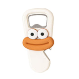 Maxbell Beer Bottle Opener Cartoon Practical Can Lid Opener for Kitchen Picnic Party White Large Mouth