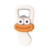 Maxbell Beer Bottle Opener Cartoon Practical Can Lid Opener for Kitchen Picnic Party White Large Mouth