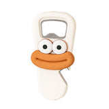 Maxbell Beer Bottle Opener Cartoon Practical Can Lid Opener for Kitchen Picnic Party White Large Mouth