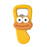 Maxbell Beer Bottle Opener Cartoon Practical Can Lid Opener for Kitchen Picnic Party Yellow Large Mouth