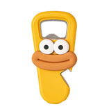 Maxbell Beer Bottle Opener Cartoon Practical Can Lid Opener for Kitchen Picnic Party Yellow Large Mouth