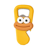 Maxbell Beer Bottle Opener Cartoon Practical Can Lid Opener for Kitchen Picnic Party Yellow Large Mouth