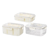 Maxbell Portable Food Serving Tray with Lid Good Sealing for Camping Multifunctional Style A