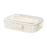 Maxbell Portable Food Serving Tray with Lid Good Sealing for Camping Multifunctional Style A