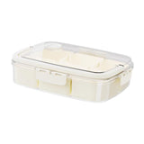 Maxbell Portable Food Serving Tray with Lid Good Sealing for Camping Multifunctional Style A