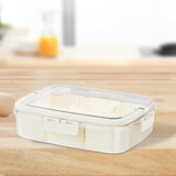 Maxbell Portable Food Serving Tray with Lid Good Sealing for Camping Multifunctional Style A