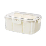 Maxbell Portable Food Serving Tray with Lid Good Sealing for Camping Multifunctional Style B