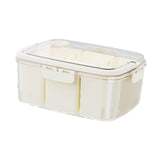 Maxbell Portable Food Serving Tray with Lid Good Sealing for Camping Multifunctional Style B