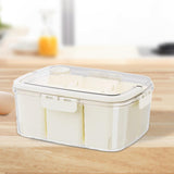 Maxbell Portable Food Serving Tray with Lid Good Sealing for Camping Multifunctional Style B