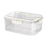 Maxbell Portable Food Serving Tray with Lid Good Sealing for Camping Multifunctional Style C