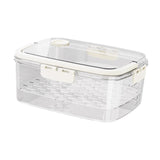 Maxbell Portable Food Serving Tray with Lid Good Sealing for Camping Multifunctional Style C