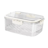 Maxbell Portable Food Serving Tray with Lid Good Sealing for Camping Multifunctional Style C