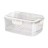 Maxbell Portable Food Serving Tray with Lid Good Sealing for Camping Multifunctional Style C