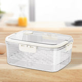 Maxbell Portable Food Serving Tray with Lid Good Sealing for Camping Multifunctional Style C