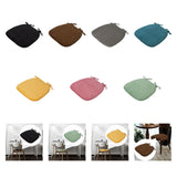 Maxbell Corduroy Chair Cushion Anti Skid Seat Cushion for Kitchen Bedroom Home Decor Black