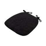 Maxbell Corduroy Chair Cushion Anti Skid Seat Cushion for Kitchen Bedroom Home Decor Black