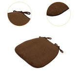 Maxbell Corduroy Chair Cushion Anti Skid Seat Cushion for Kitchen Bedroom Home Decor Coffee