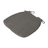 Maxbell Corduroy Chair Cushion Anti Skid Seat Cushion for Kitchen Bedroom Home Decor Gray