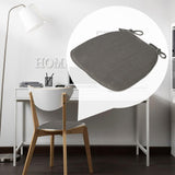 Maxbell Corduroy Chair Cushion Anti Skid Seat Cushion for Kitchen Bedroom Home Decor Gray