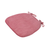 Maxbell Corduroy Chair Cushion Anti Skid Seat Cushion for Kitchen Bedroom Home Decor Pink